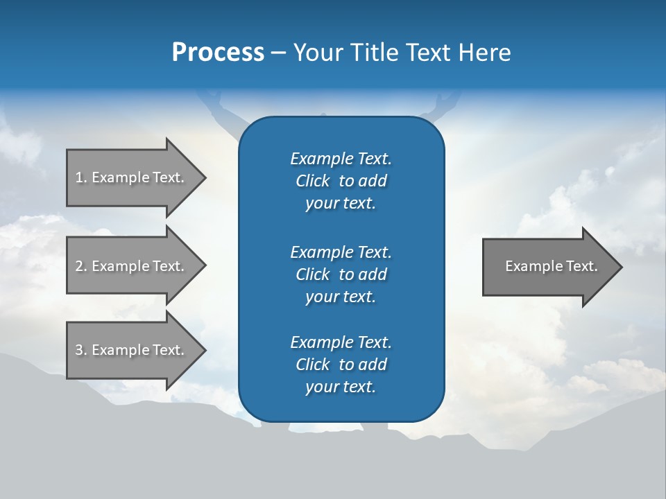 Achievement Freedom Top PowerPoint Template