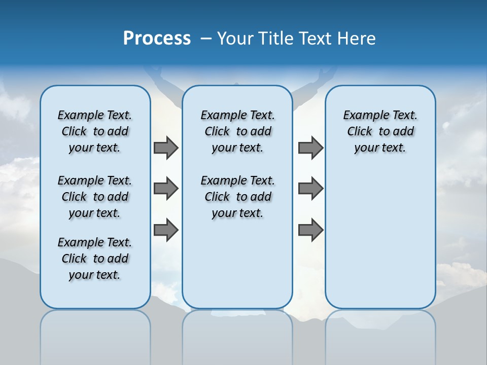 Achievement Freedom Top PowerPoint Template