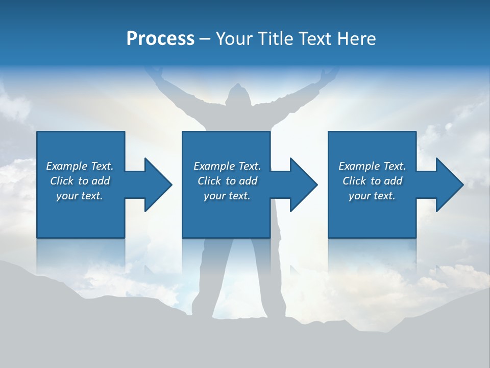 Achievement Freedom Top PowerPoint Template
