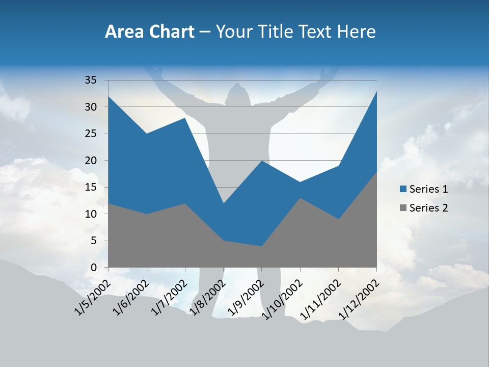 Achievement Freedom Top PowerPoint Template