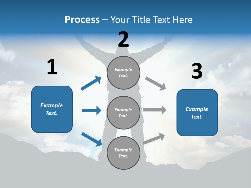 Achievement Freedom Top PowerPoint Template