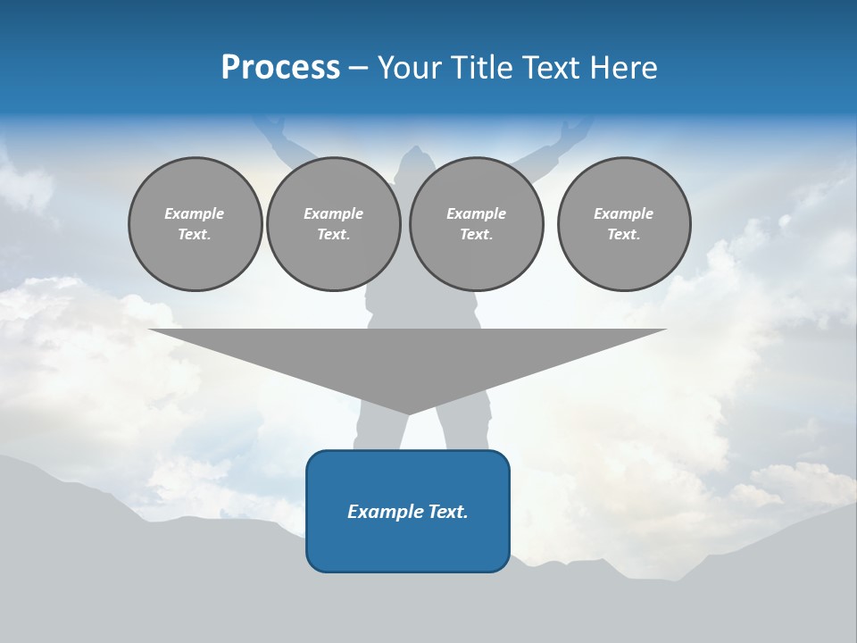 Achievement Freedom Top PowerPoint Template