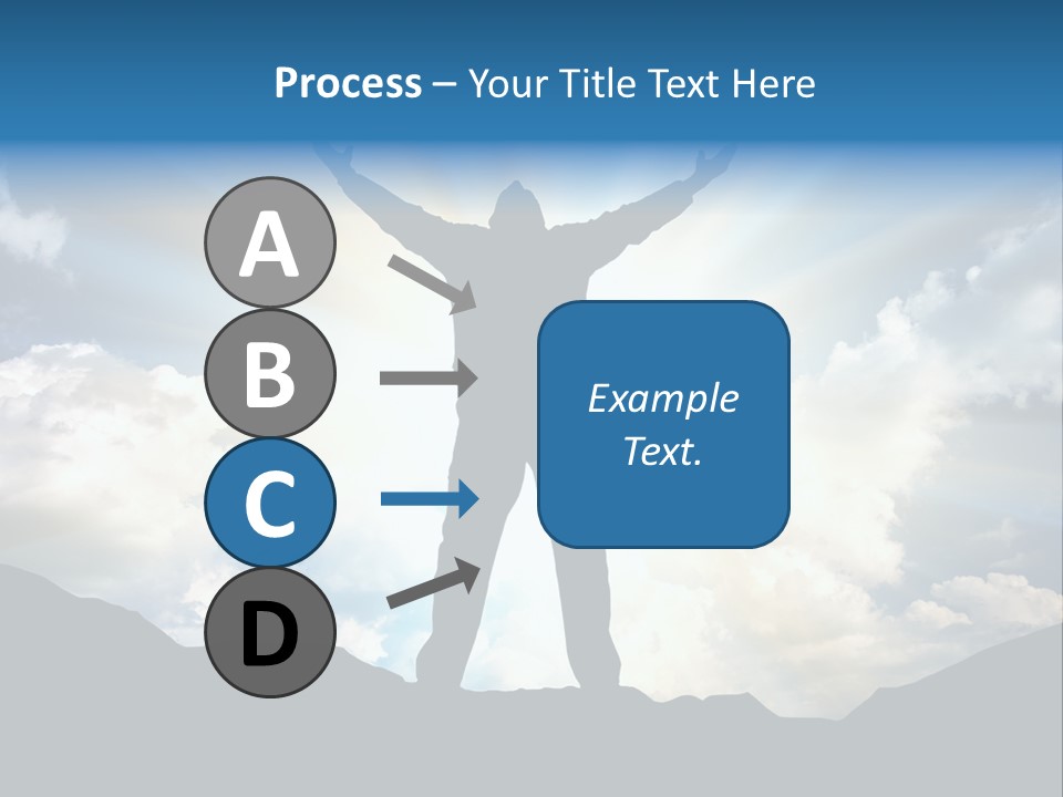 Achievement Freedom Top PowerPoint Template
