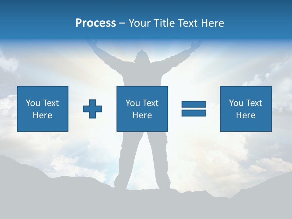 Achievement Freedom Top PowerPoint Template