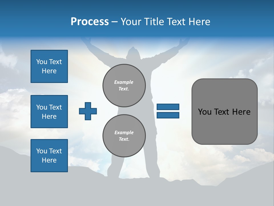 Achievement Freedom Top PowerPoint Template