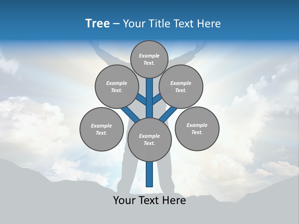 Achievement Freedom Top PowerPoint Template