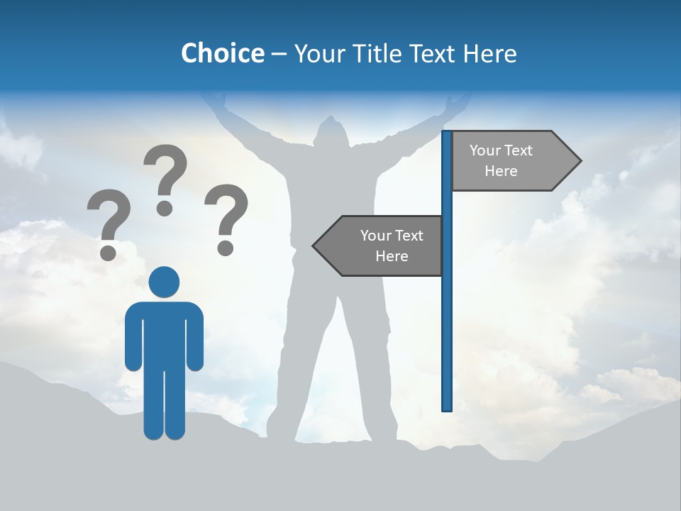 Achievement Freedom Top PowerPoint Template