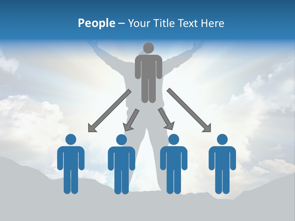 Achievement Freedom Top PowerPoint Template