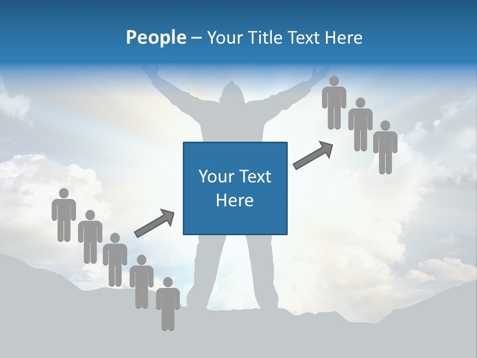 Achievement Freedom Top PowerPoint Template