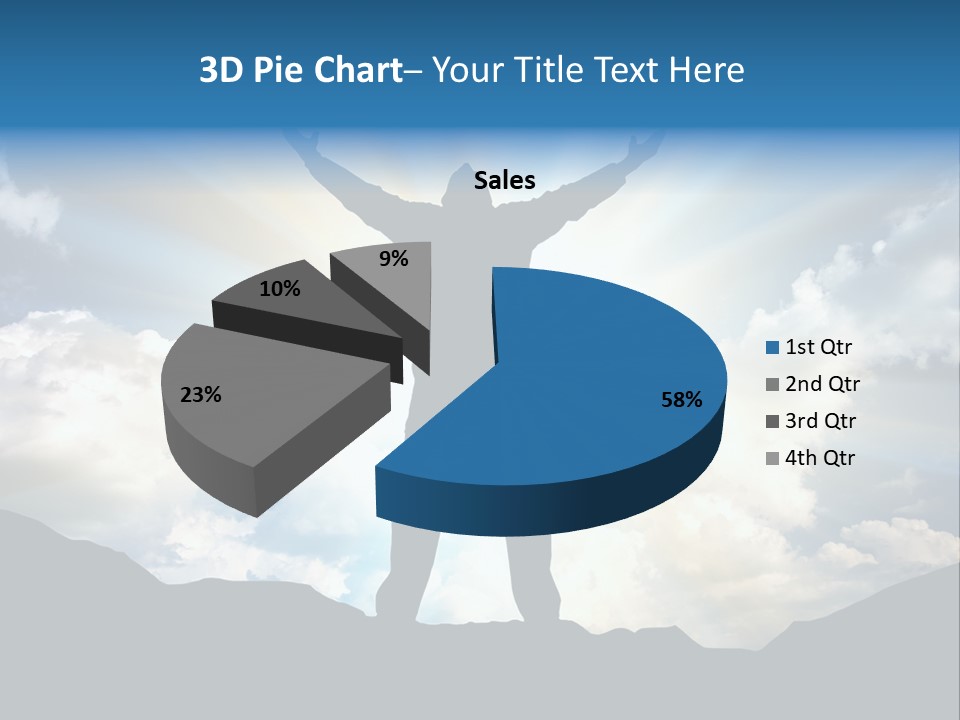 Achievement Freedom Top PowerPoint Template
