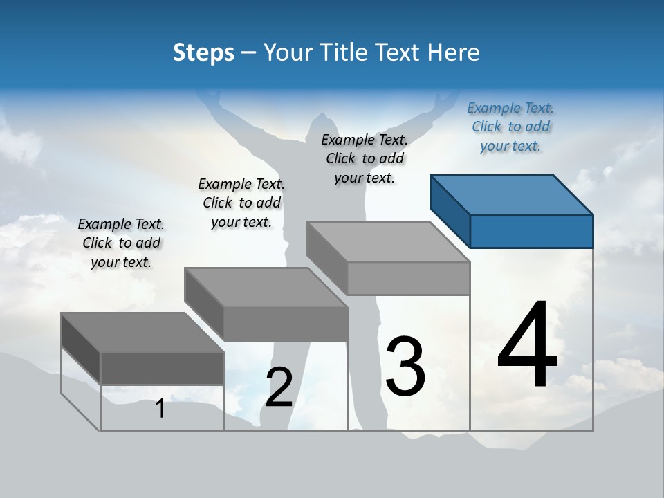 Achievement Freedom Top PowerPoint Template