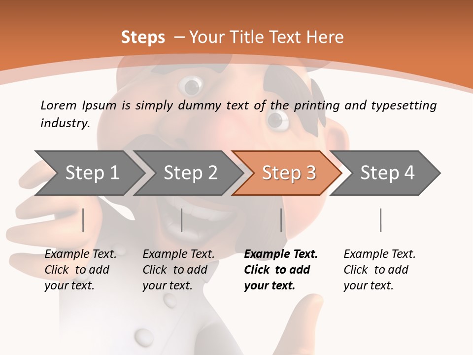 Menu Dish Person PowerPoint Template