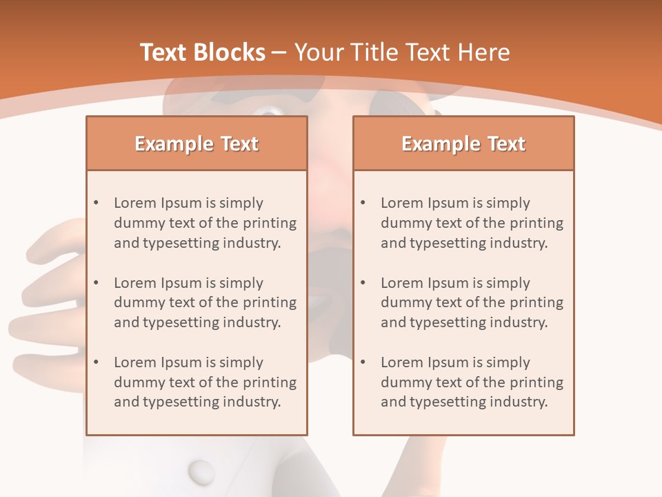 Menu Dish Person PowerPoint Template