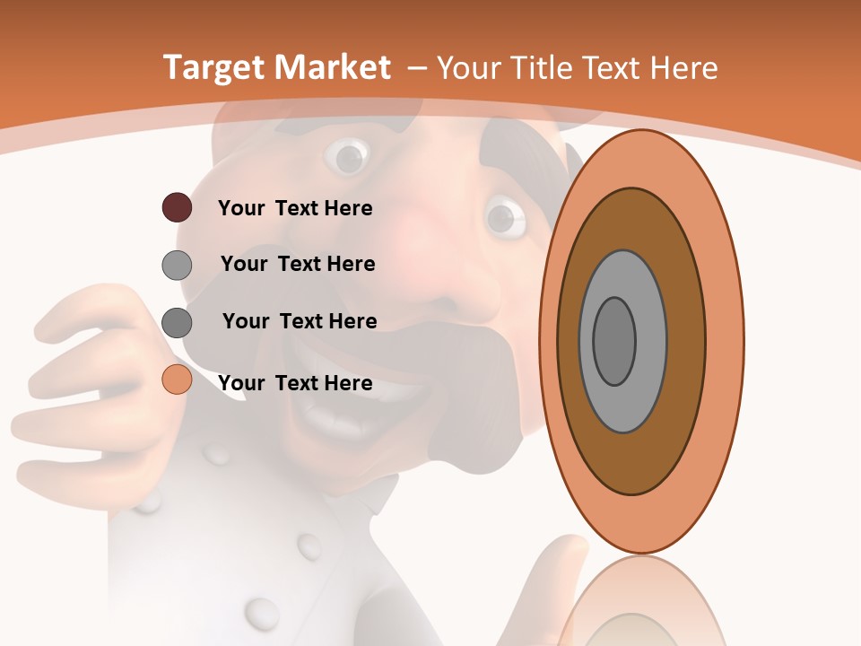 Menu Dish Person PowerPoint Template