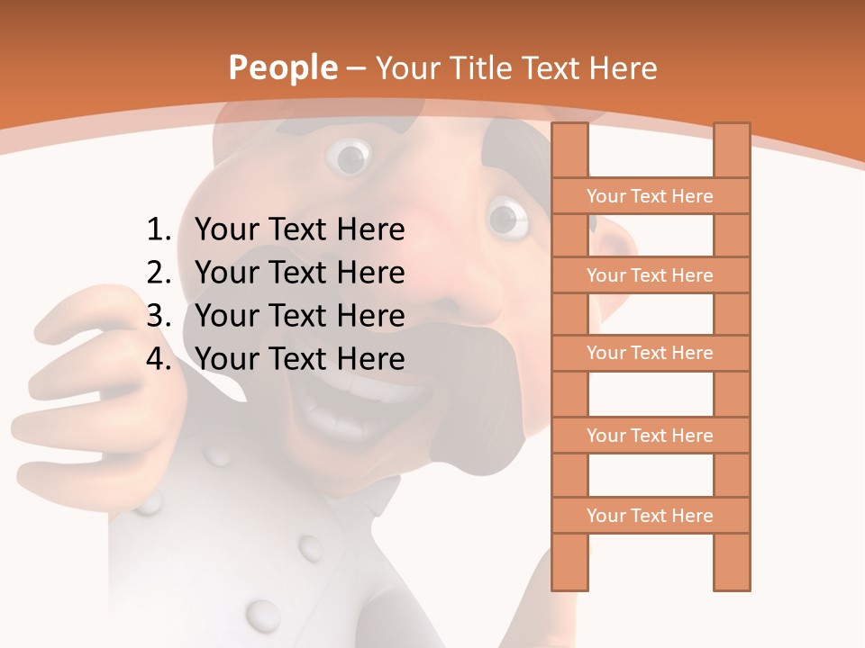 Menu Dish Person PowerPoint Template