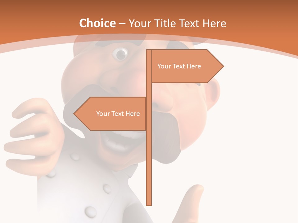 Menu Dish Person PowerPoint Template