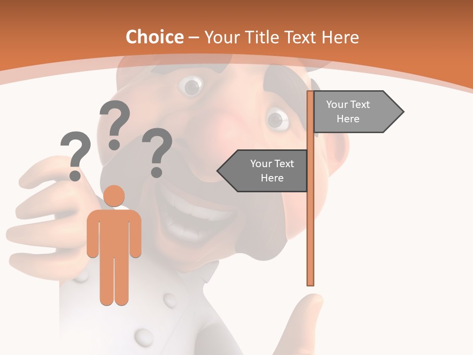 Menu Dish Person PowerPoint Template