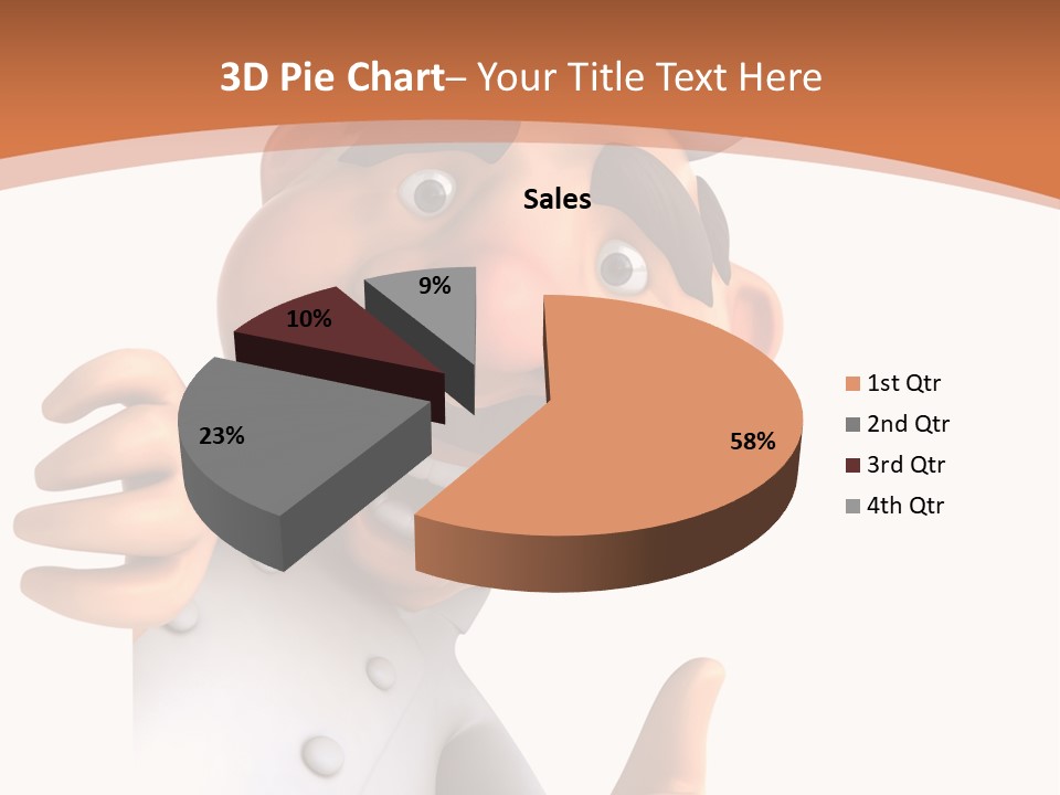Menu Dish Person PowerPoint Template