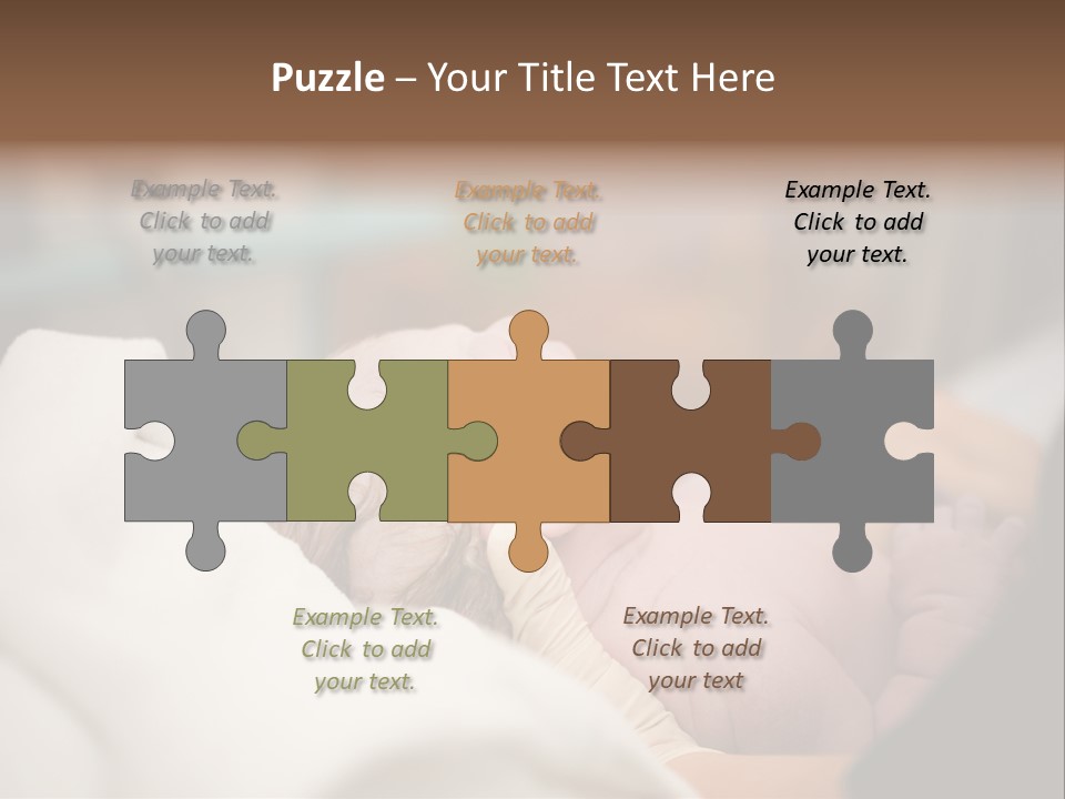 Childhood Peaceful Restful PowerPoint Template