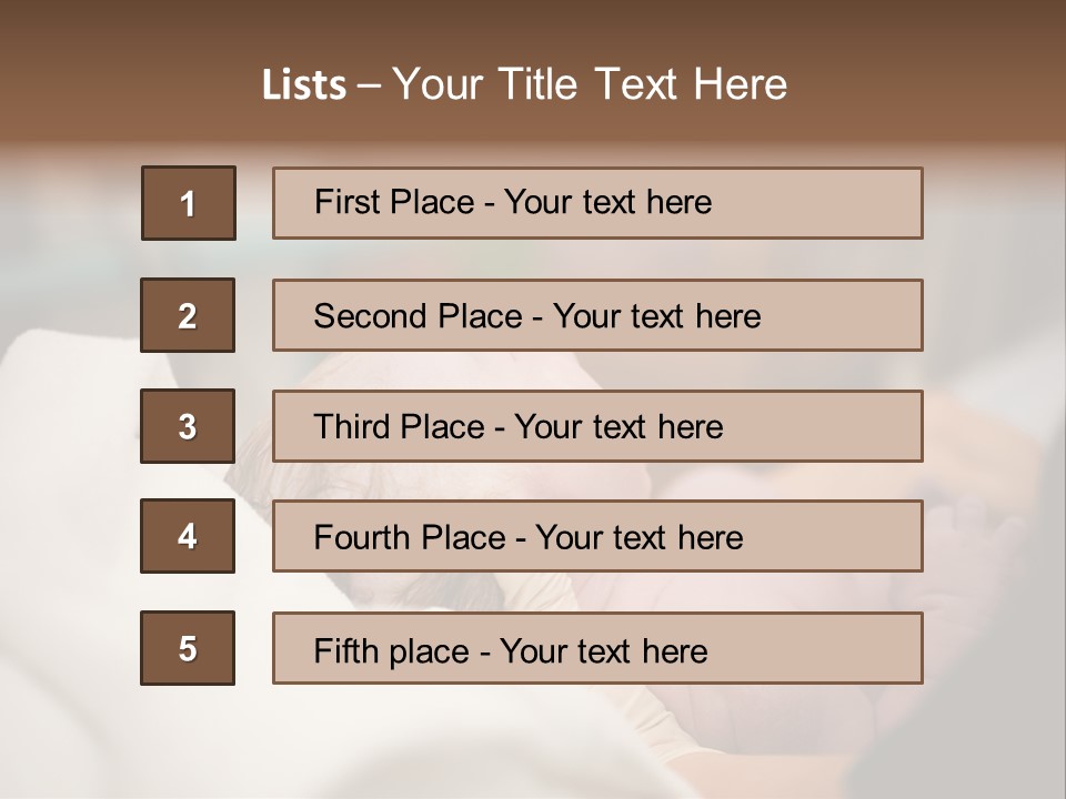 Childhood Peaceful Restful PowerPoint Template