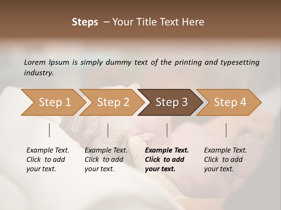 Childhood Peaceful Restful PowerPoint Template
