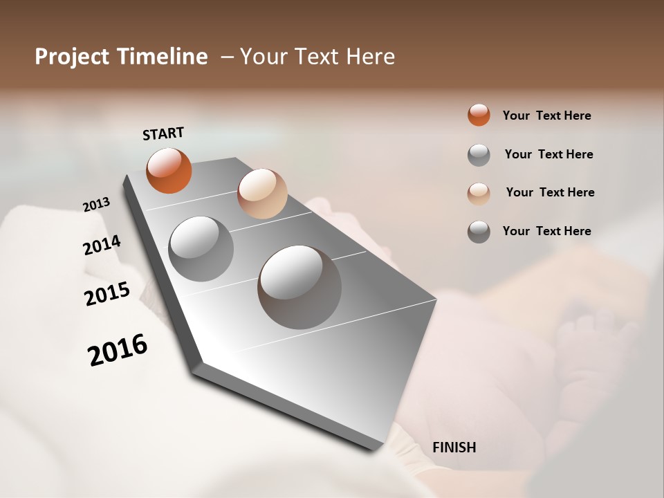 Childhood Peaceful Restful PowerPoint Template
