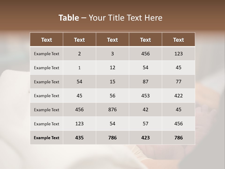 Childhood Peaceful Restful PowerPoint Template