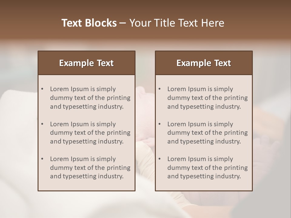 Childhood Peaceful Restful PowerPoint Template