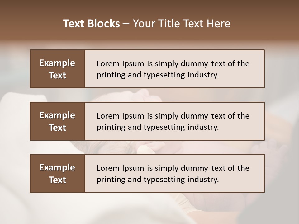 Childhood Peaceful Restful PowerPoint Template