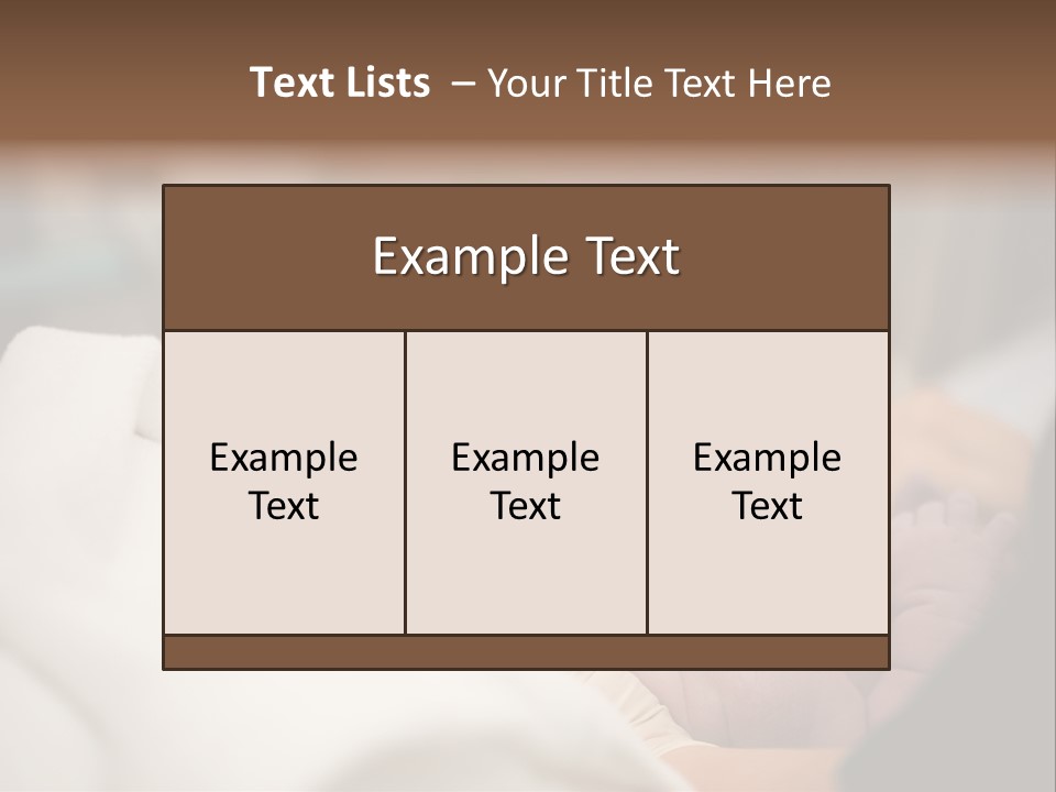 Childhood Peaceful Restful PowerPoint Template