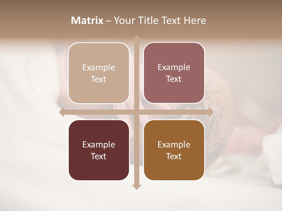 Blanket Son Person PowerPoint Template