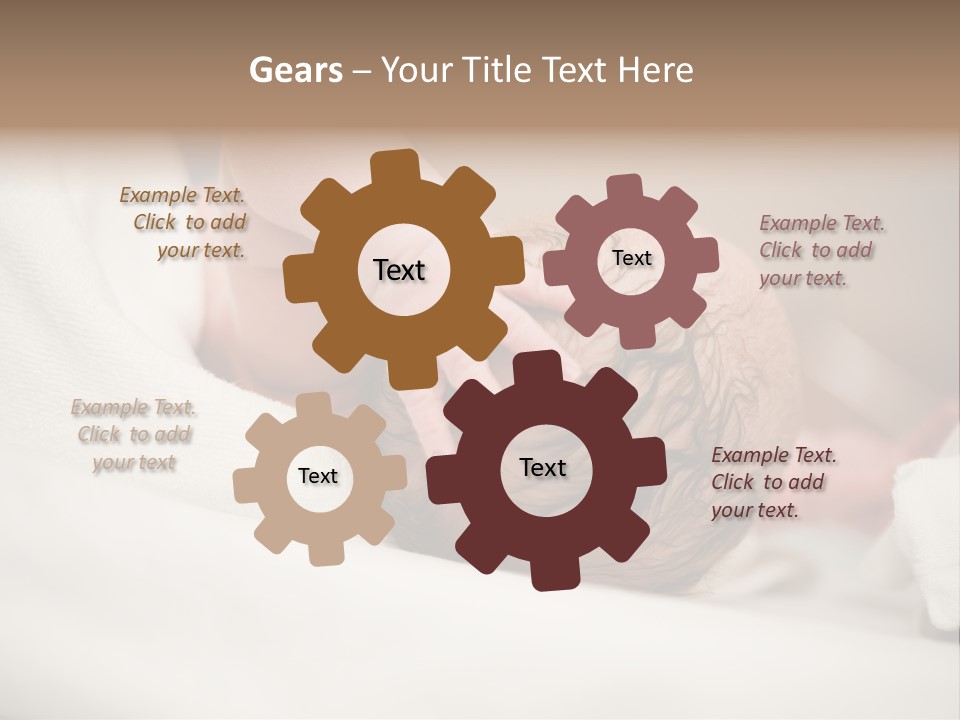 Blanket Son Person PowerPoint Template