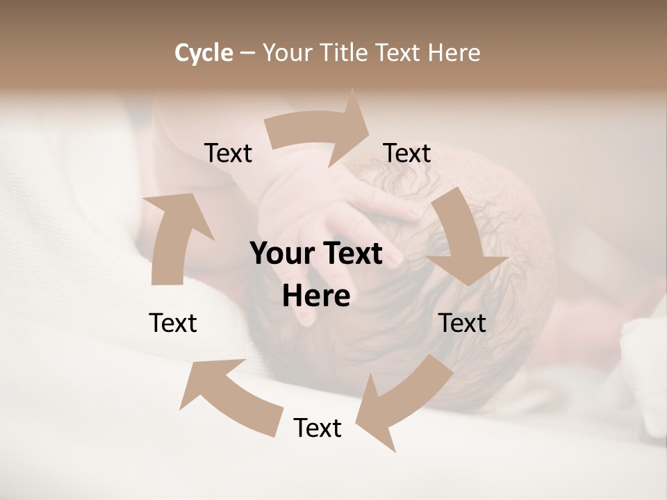 Blanket Son Person PowerPoint Template