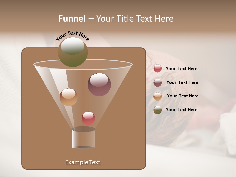 Blanket Son Person PowerPoint Template