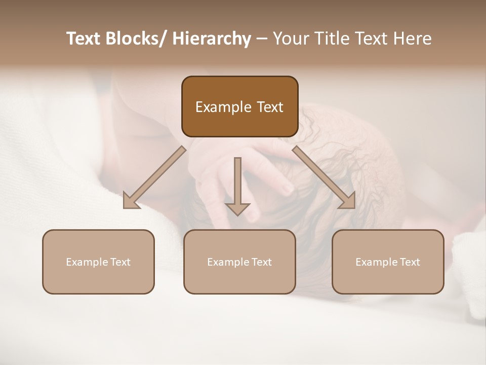 Blanket Son Person PowerPoint Template