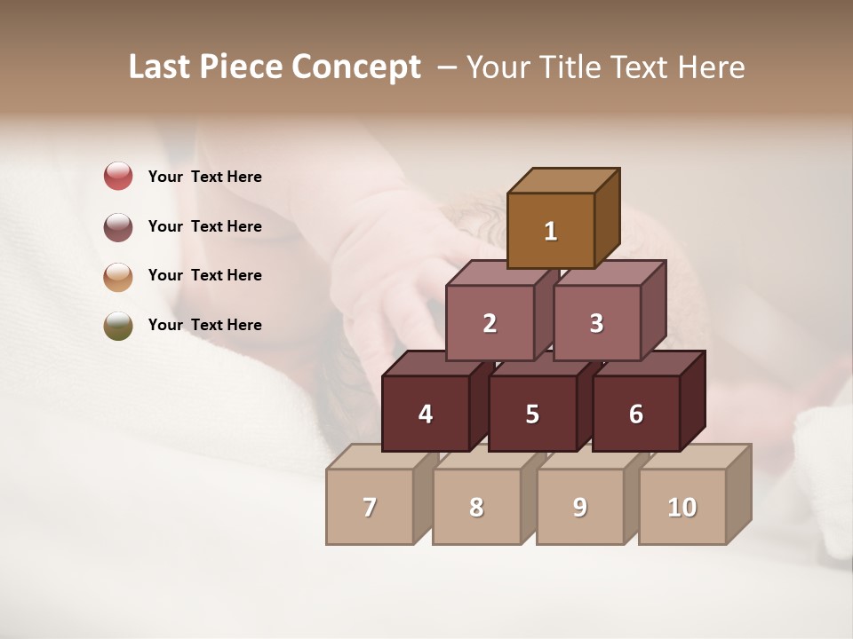 Blanket Son Person PowerPoint Template