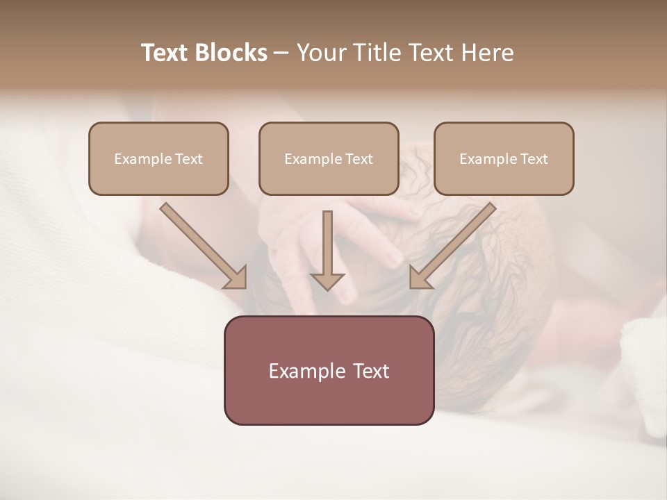 Blanket Son Person PowerPoint Template