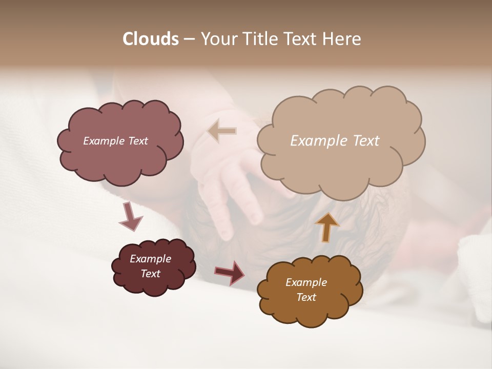 Blanket Son Person PowerPoint Template