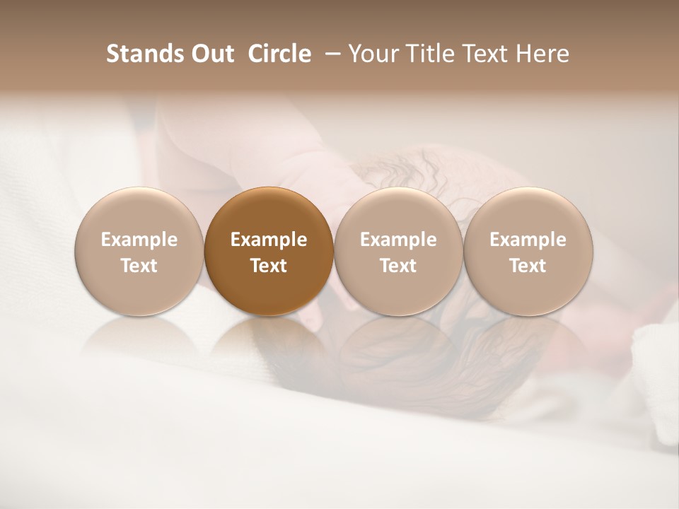 Blanket Son Person PowerPoint Template