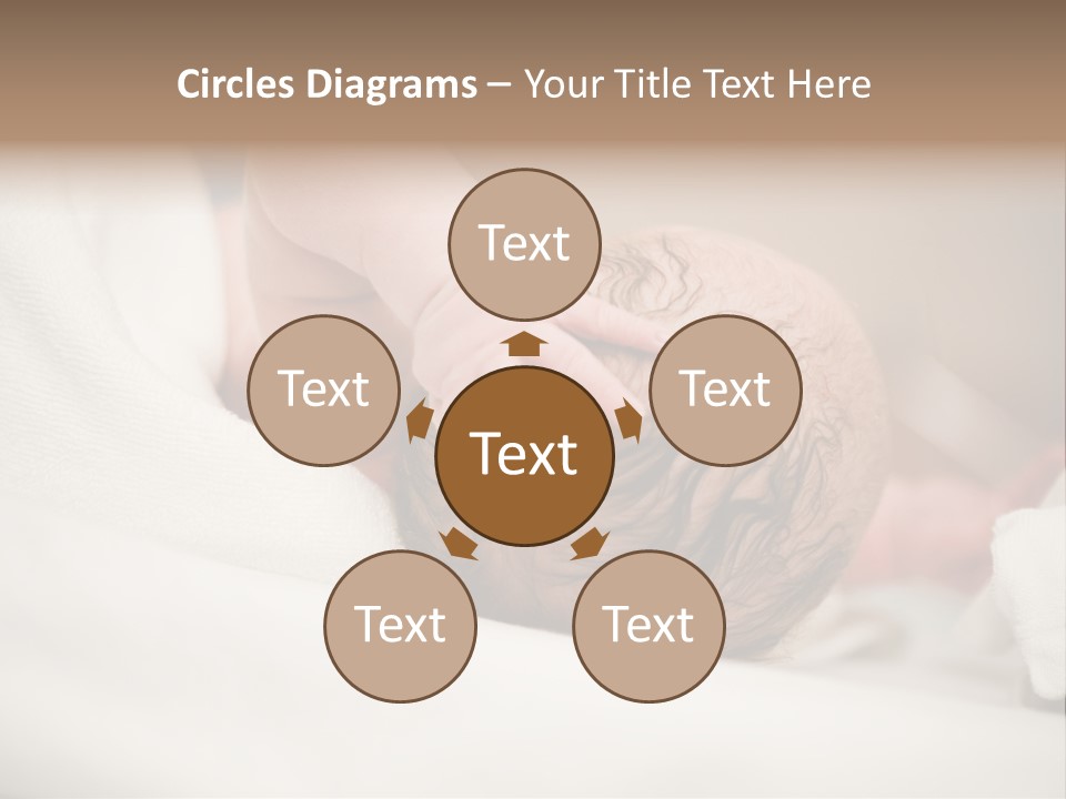 Blanket Son Person PowerPoint Template