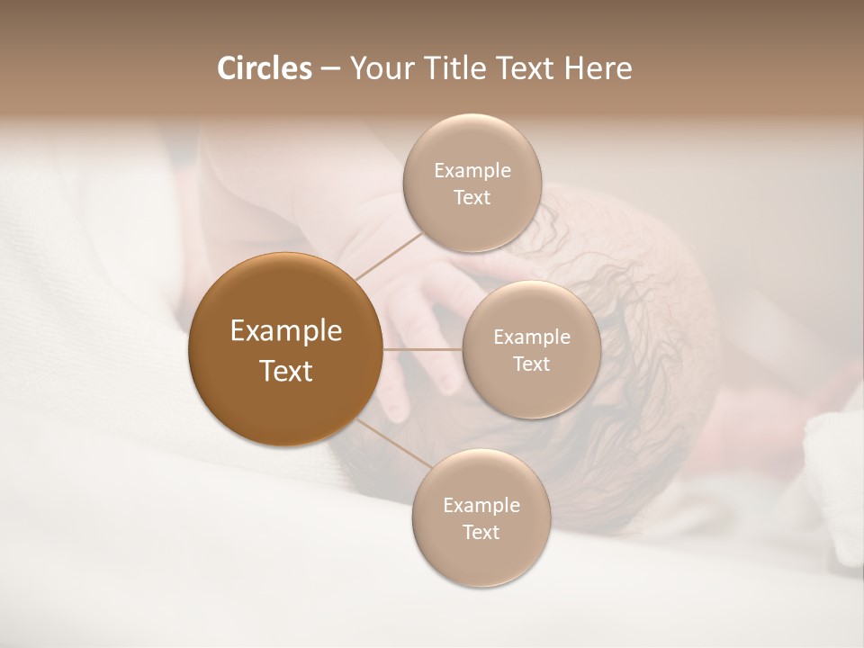 Blanket Son Person PowerPoint Template