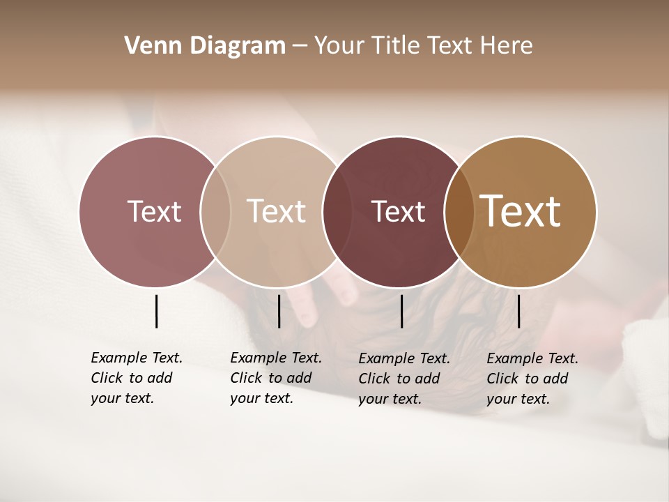 Blanket Son Person PowerPoint Template
