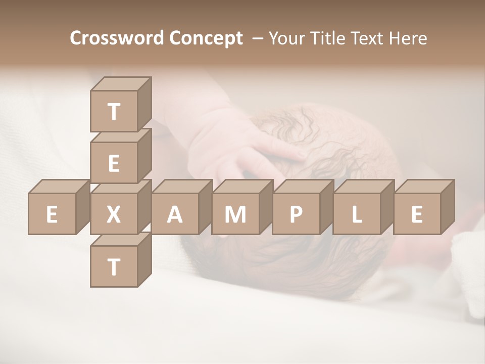 Blanket Son Person PowerPoint Template