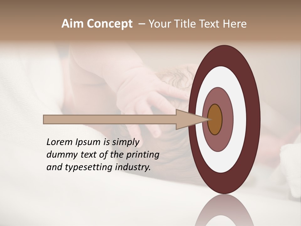 Blanket Son Person PowerPoint Template