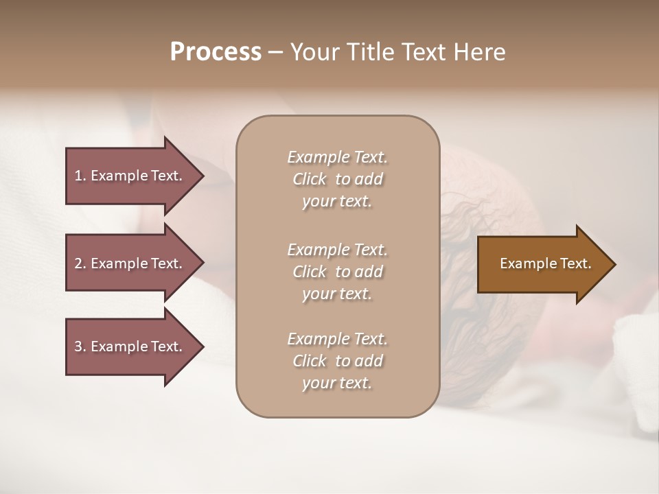 Blanket Son Person PowerPoint Template