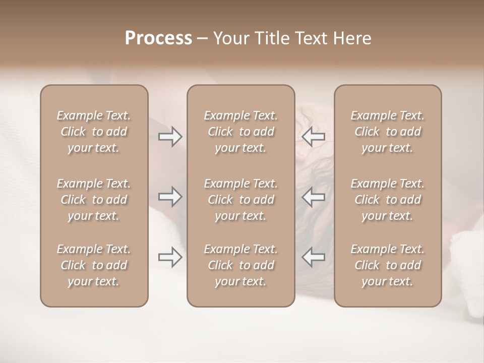 Blanket Son Person PowerPoint Template