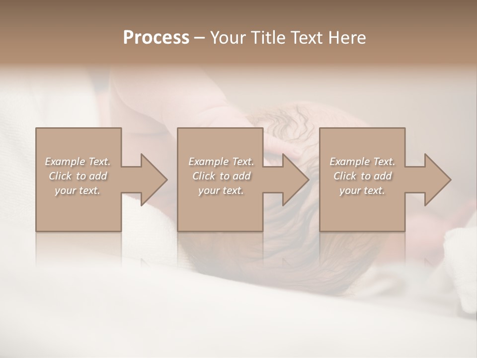 Blanket Son Person PowerPoint Template