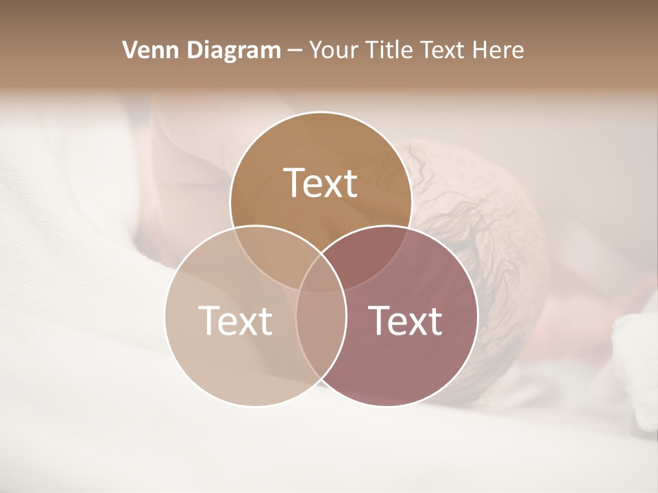 Blanket Son Person PowerPoint Template