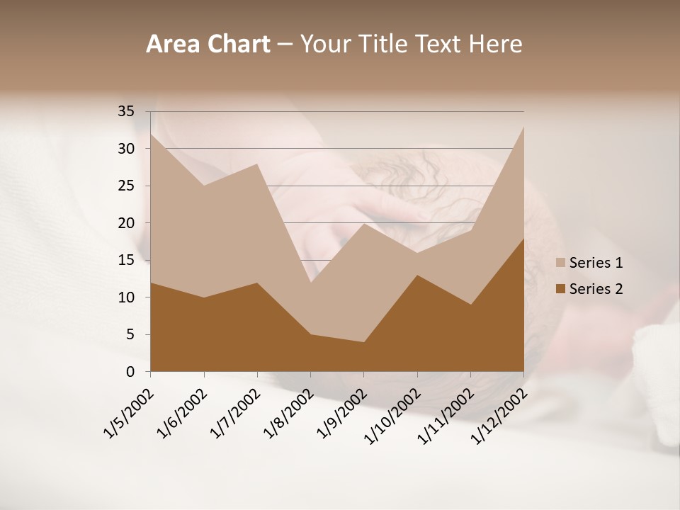 Blanket Son Person PowerPoint Template