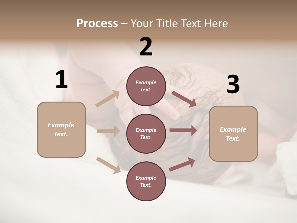 Blanket Son Person PowerPoint Template